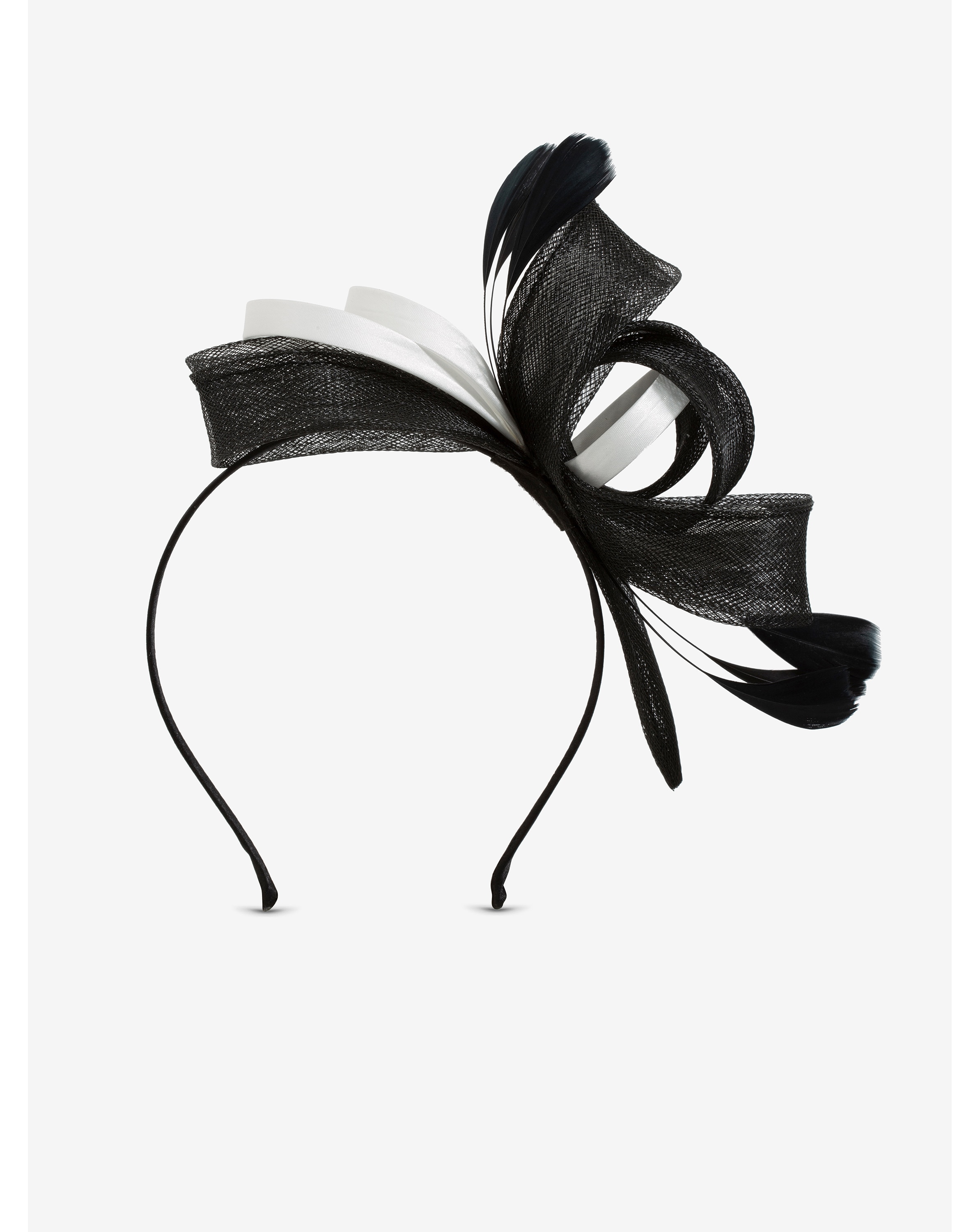 New In - Medium Mono Fascinator Headband