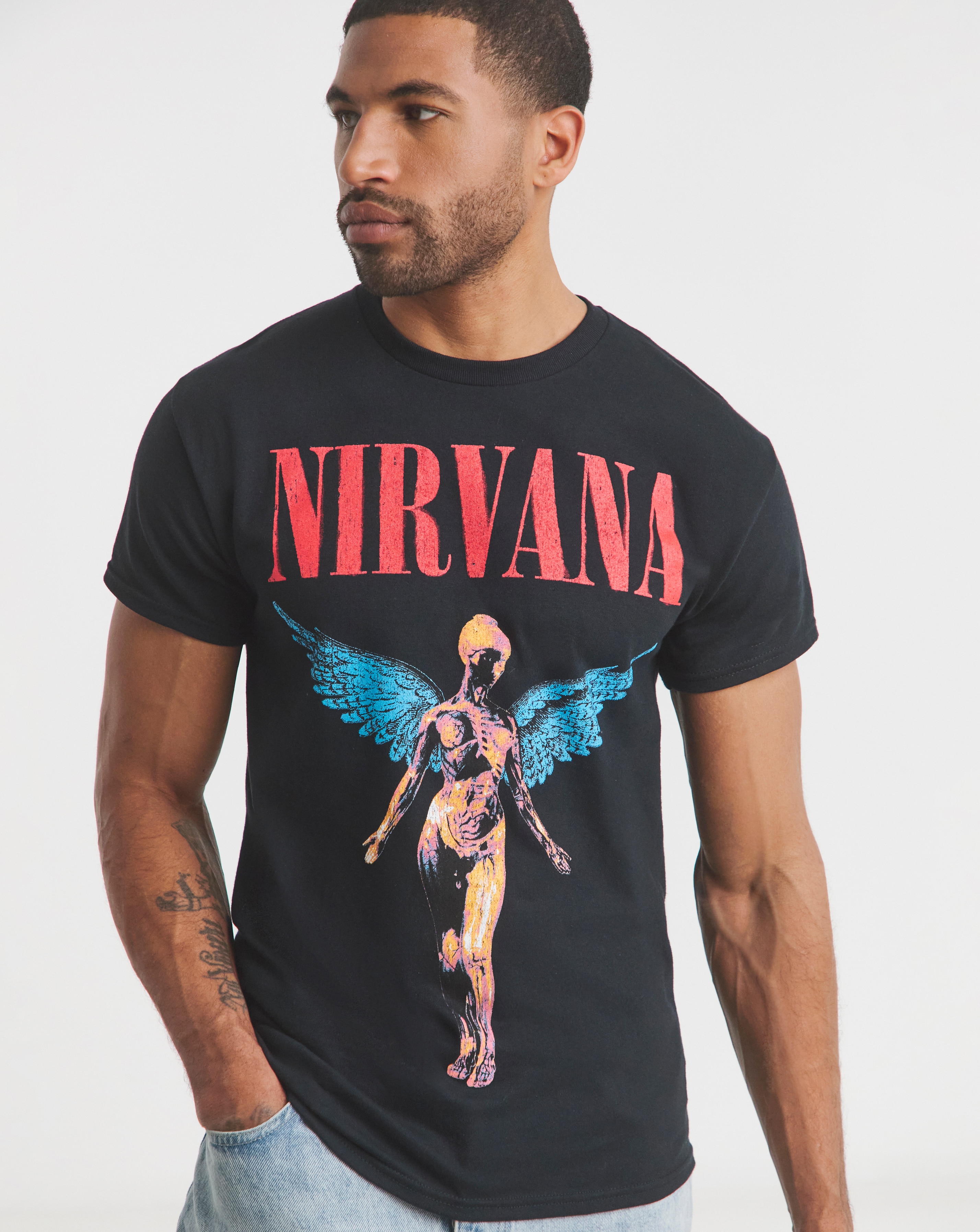 Nirvana Graphic Band T-Shirt - Black