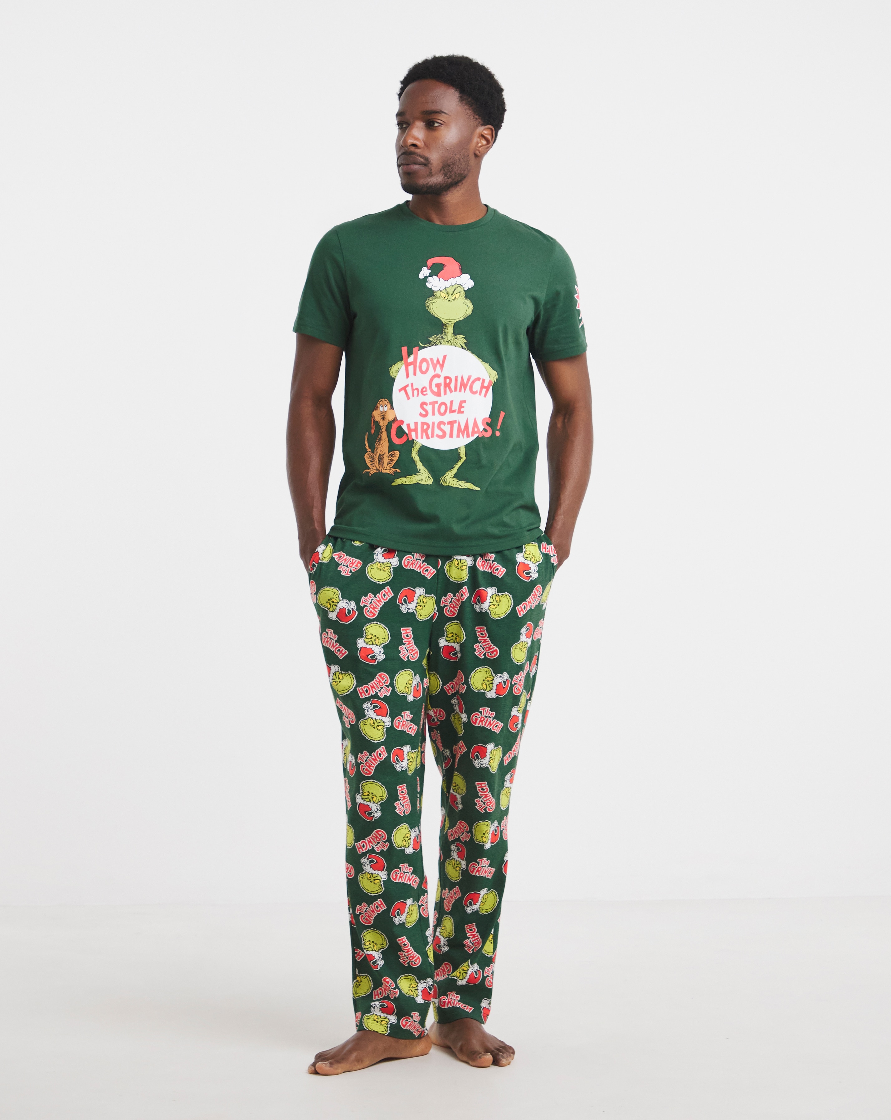 The Grinch Christmas Pyjama Set - Green