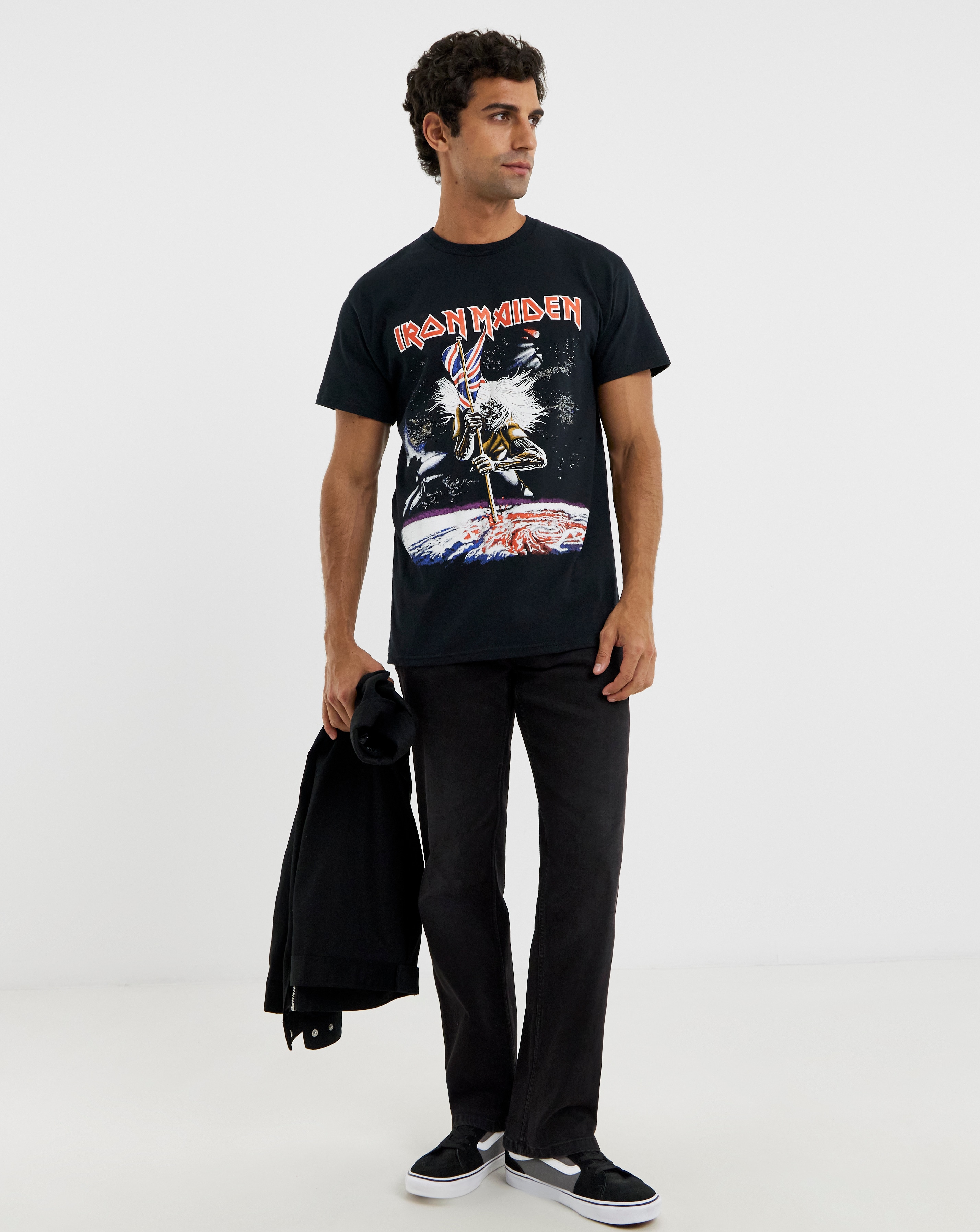 Iron Maiden Graphic Band T-Shirt - Black