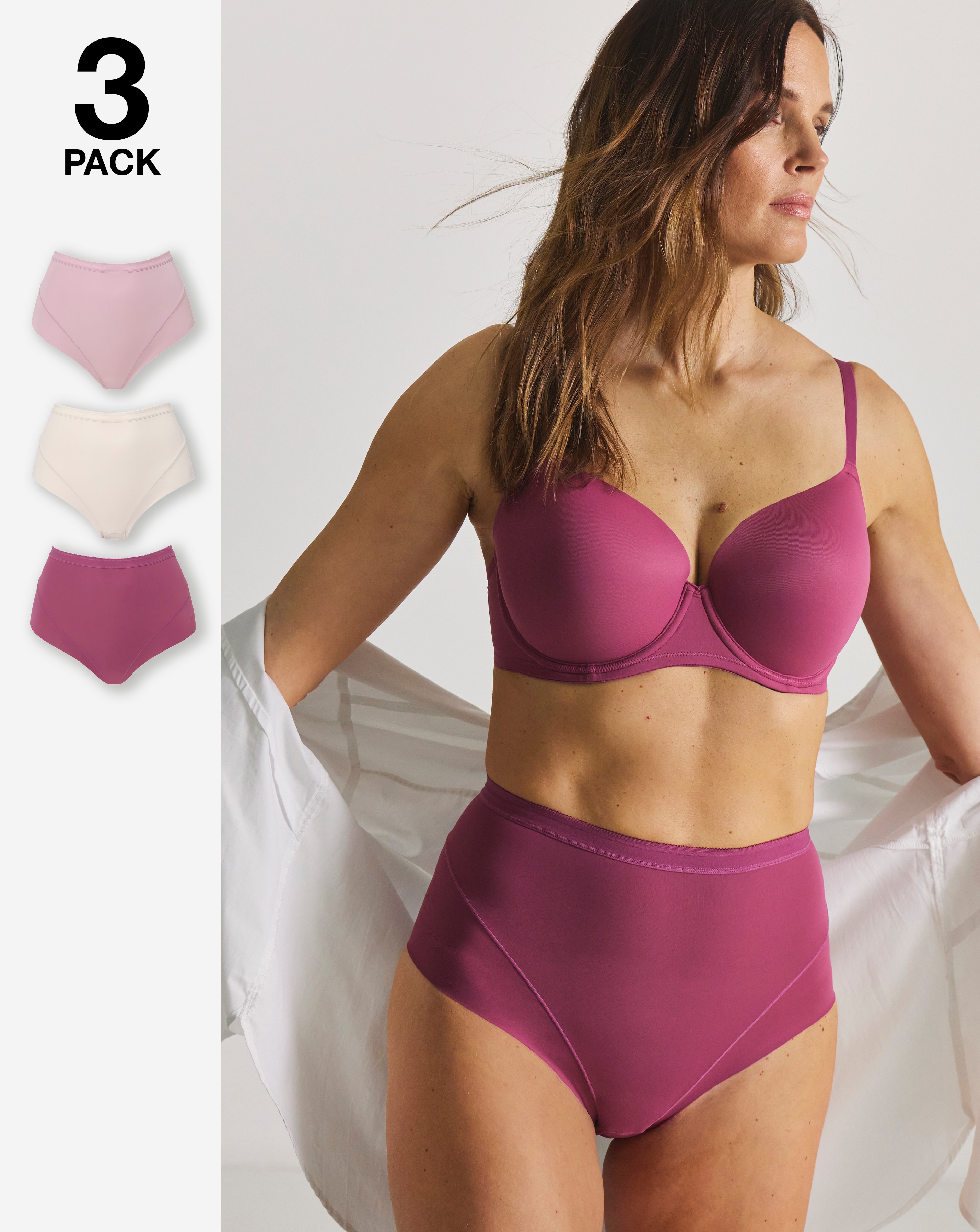 New In - Magisculpt 3 Pack Light Tummy Shapers