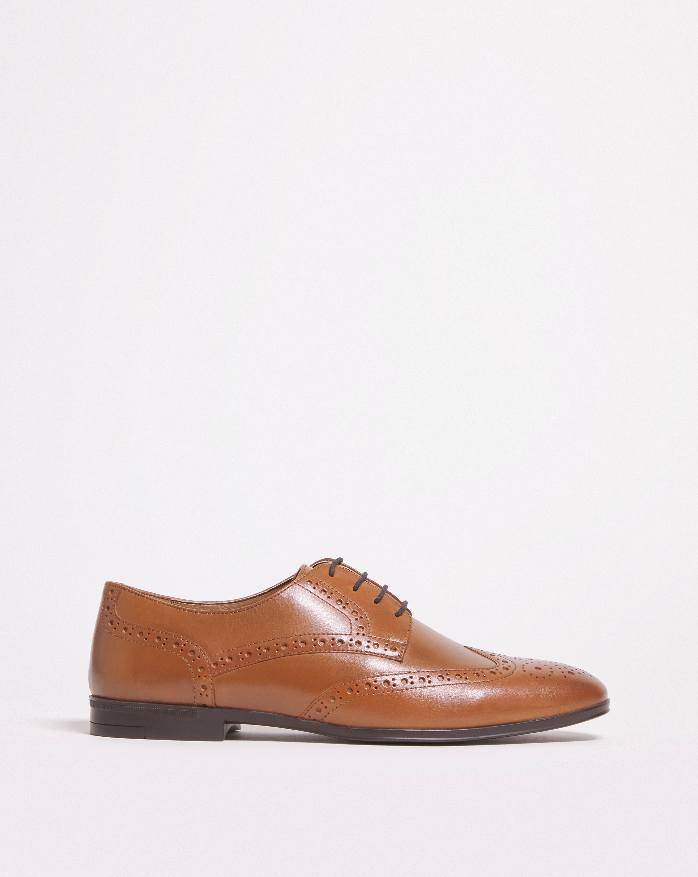 Formal Leather Brogue Wide