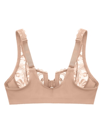 Glamorise Plus Size WonderWire Lace Front-Fastening 9245