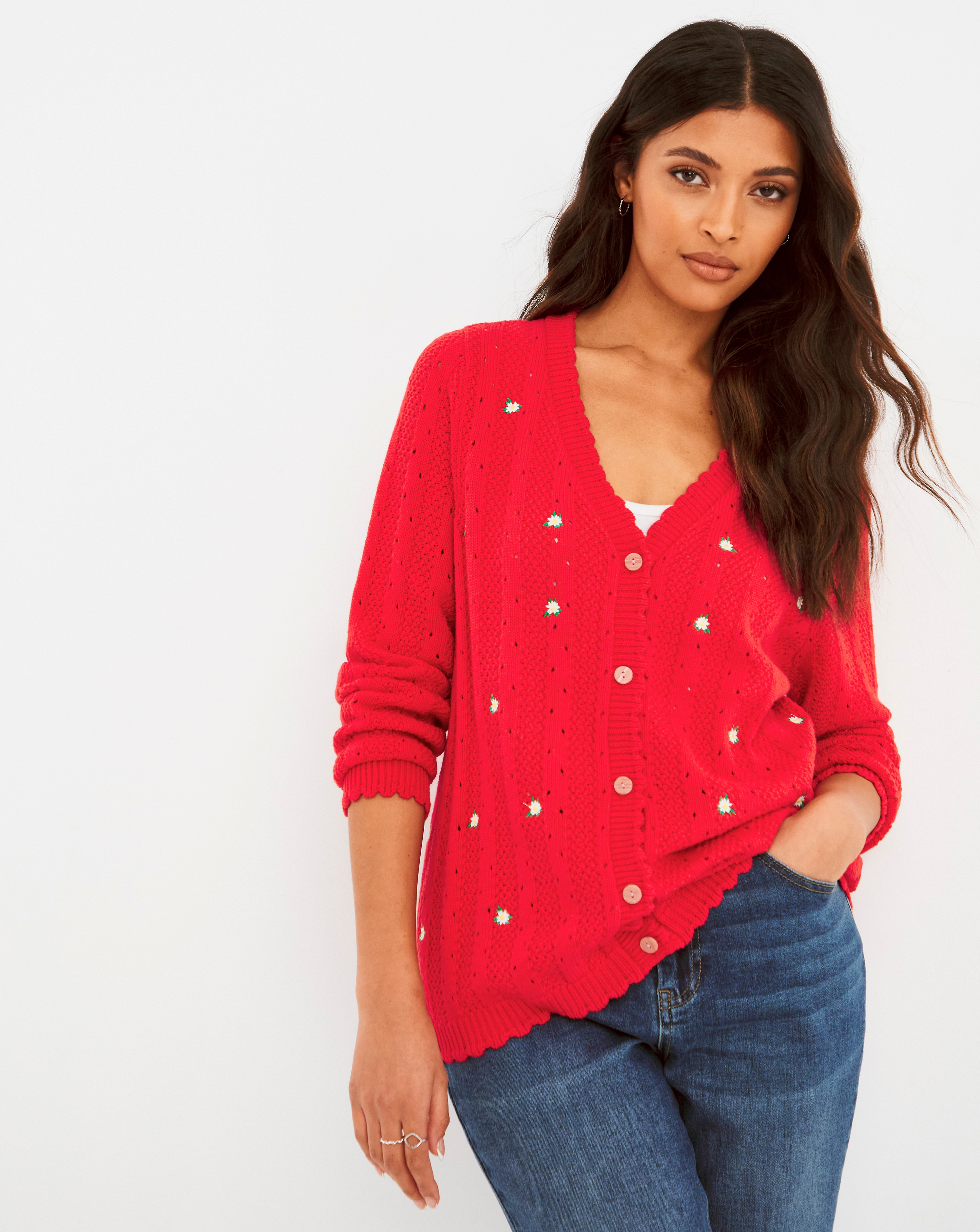 joe browns christmas cardigan