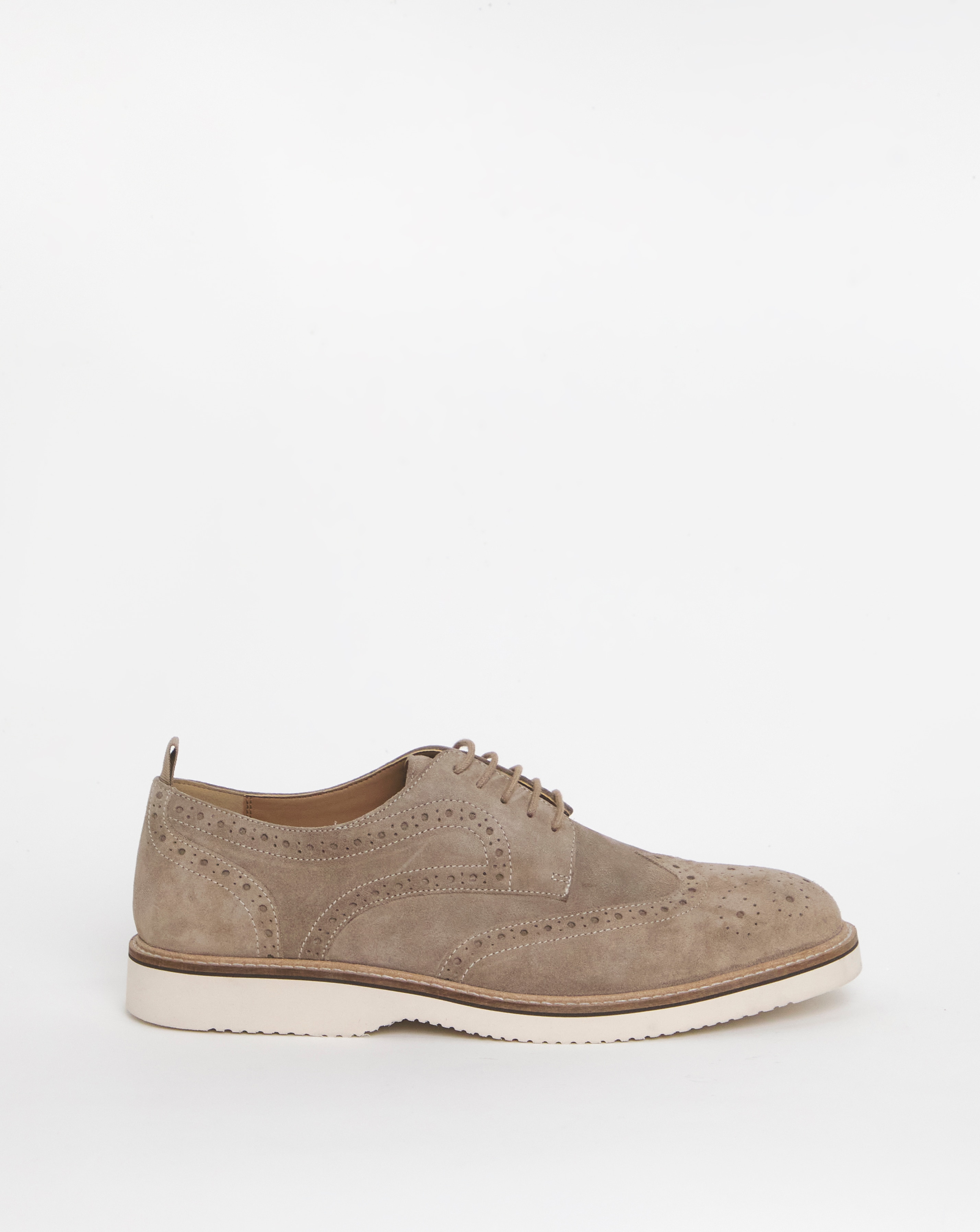 Suede Brogue Wide