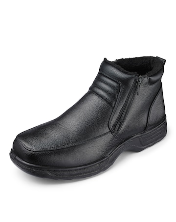 Cushion Walk Zip Boots Wide Fit
