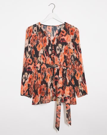 Joanna Hope Pleat Blouse