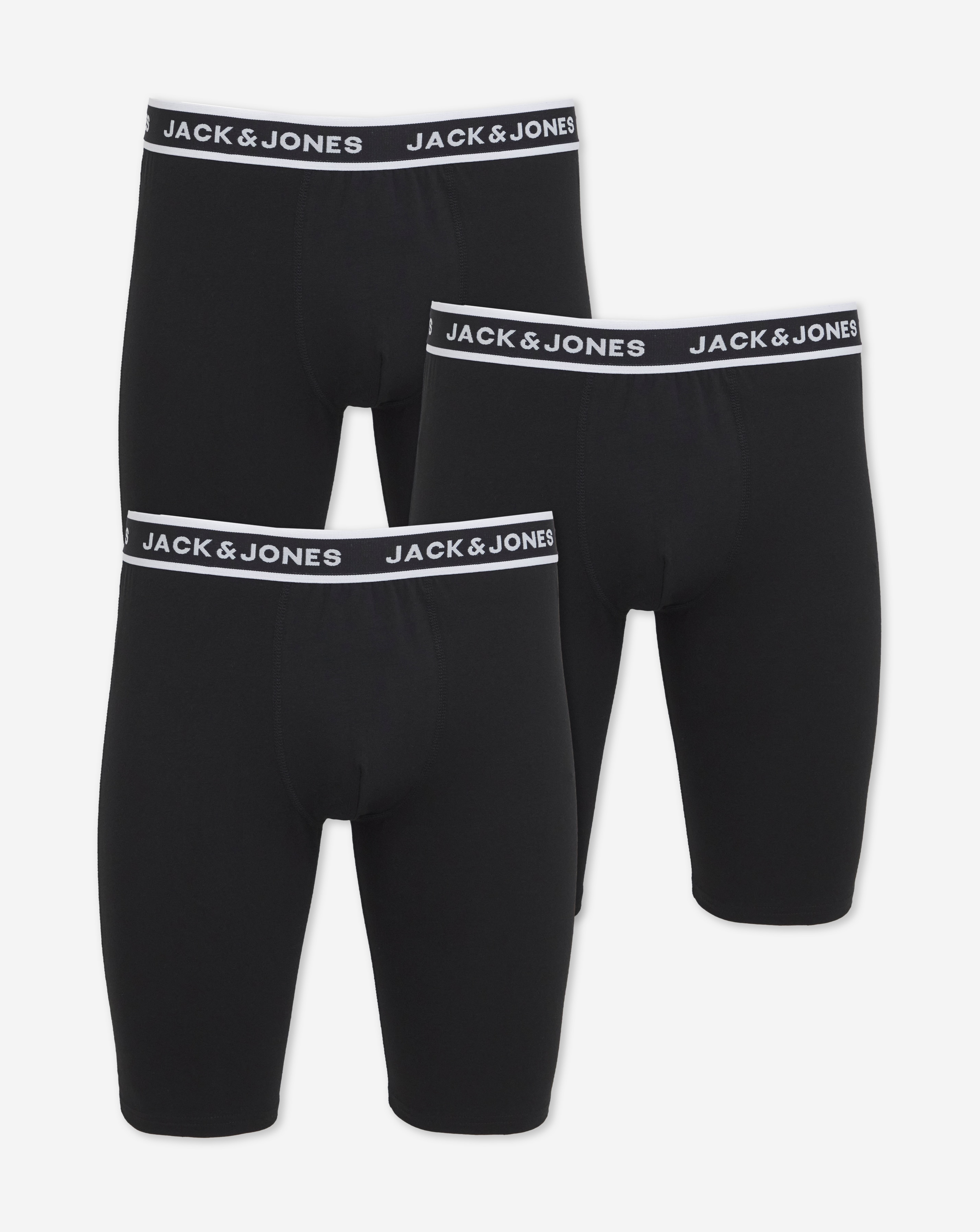 Jack & Jones Boxers 3 Pack - Black