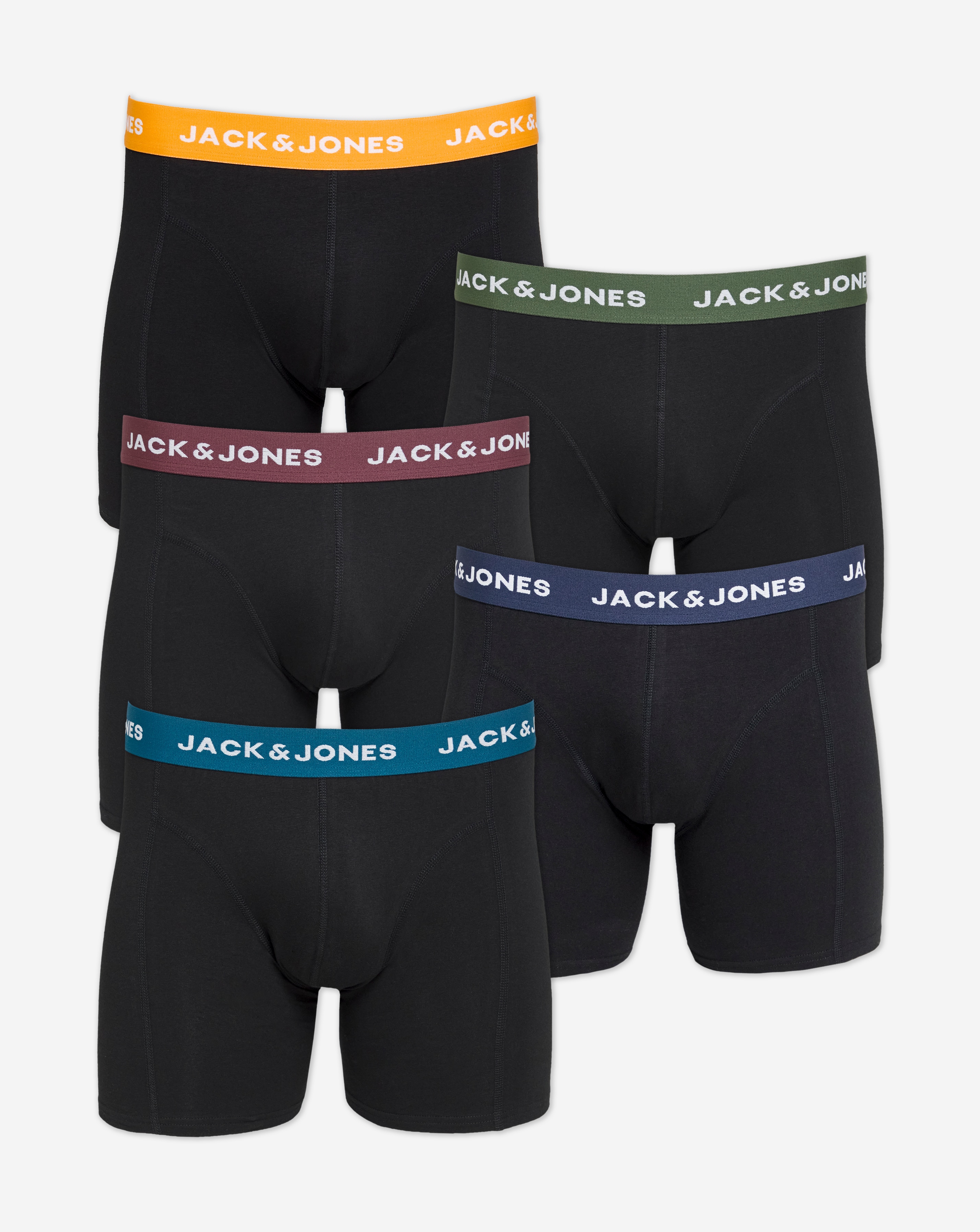 Jack & Jones Oliver Trunks 5 Pack - Mult