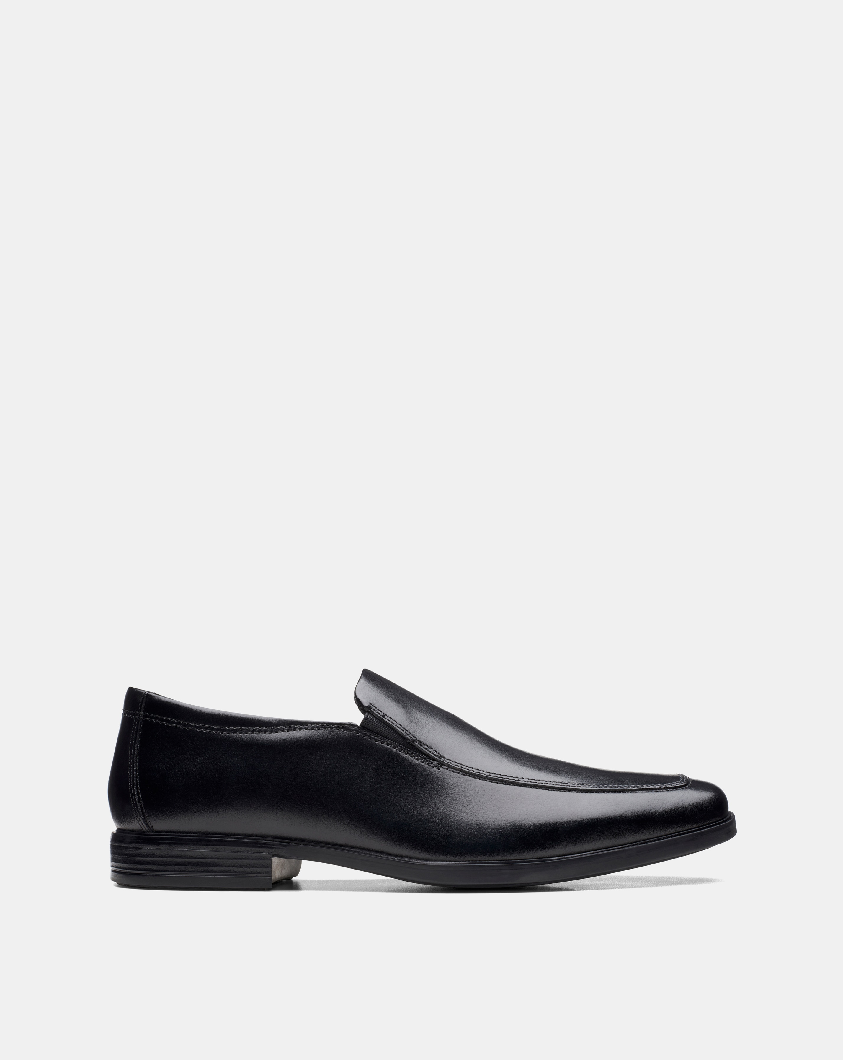 Clarks Howard Edge Wide Fit Shoe - Black