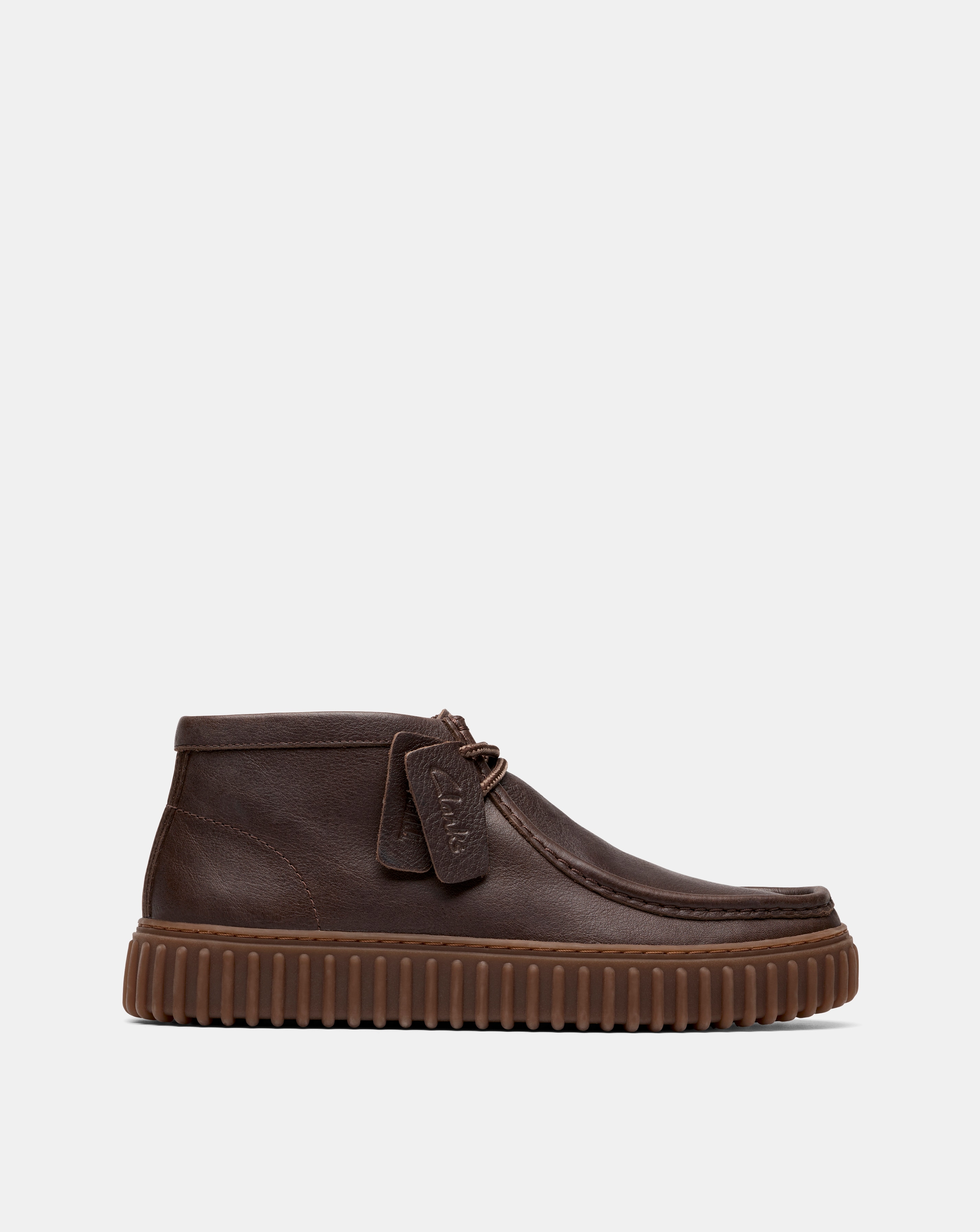 Clarks Torhill Hi Shoes - Dark Brown
