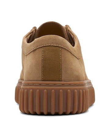 Clarks Torhill Lo Suede Shoes - Sand