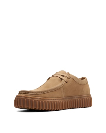 Clarks Torhill Lo Suede Shoes - Sand