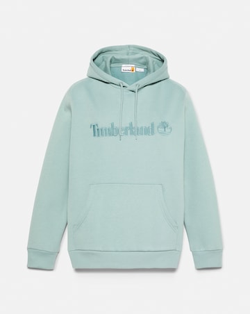 Timberland Hampthon Tonal Logo Hoodie - Blue