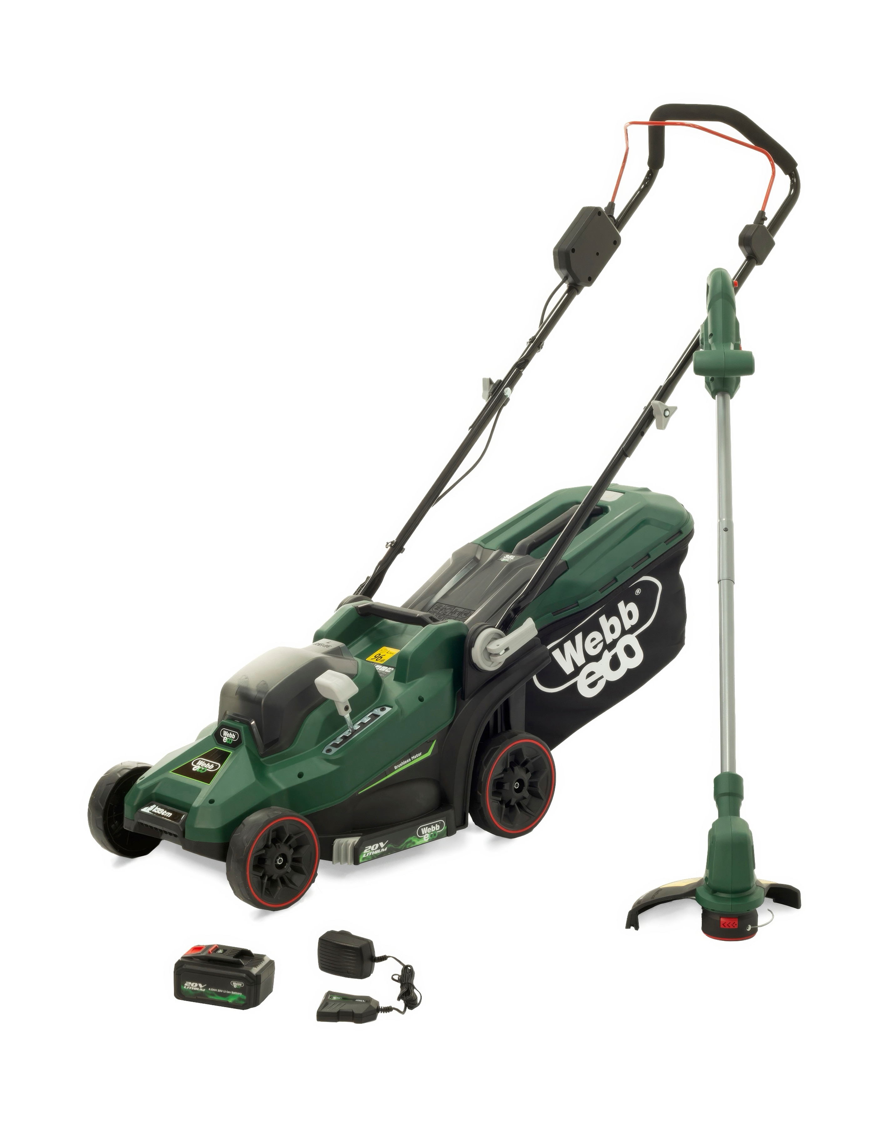 Webb Eco Lawnmower & Line Trimmer