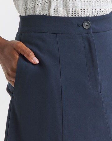 Washed Textured Full Skirt