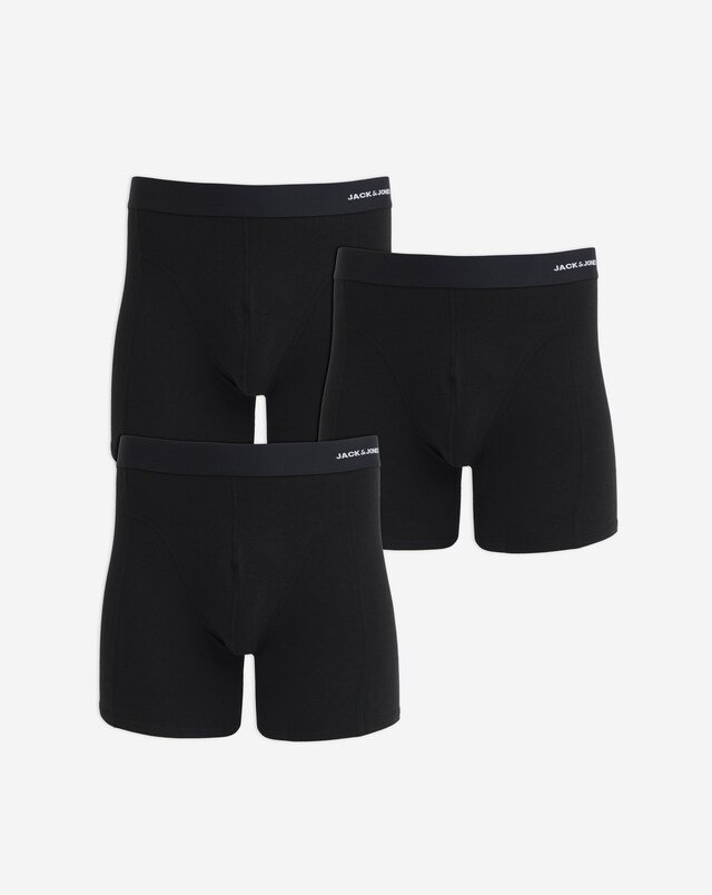 Jack & Jones Basic Bamboo 3 Pack Boxers - Black