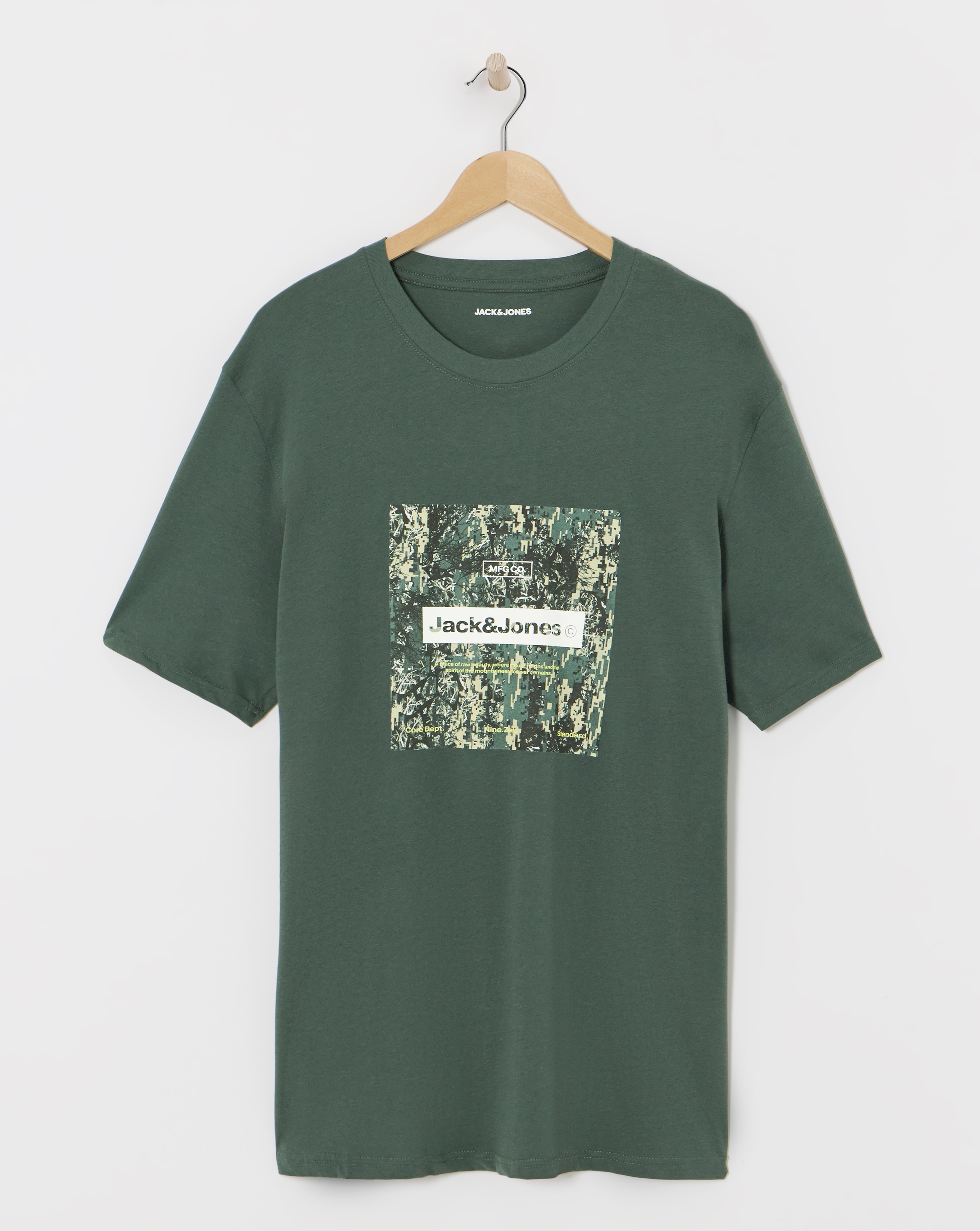 Jack & Jones Alpha Logo T-Shirt - Teal