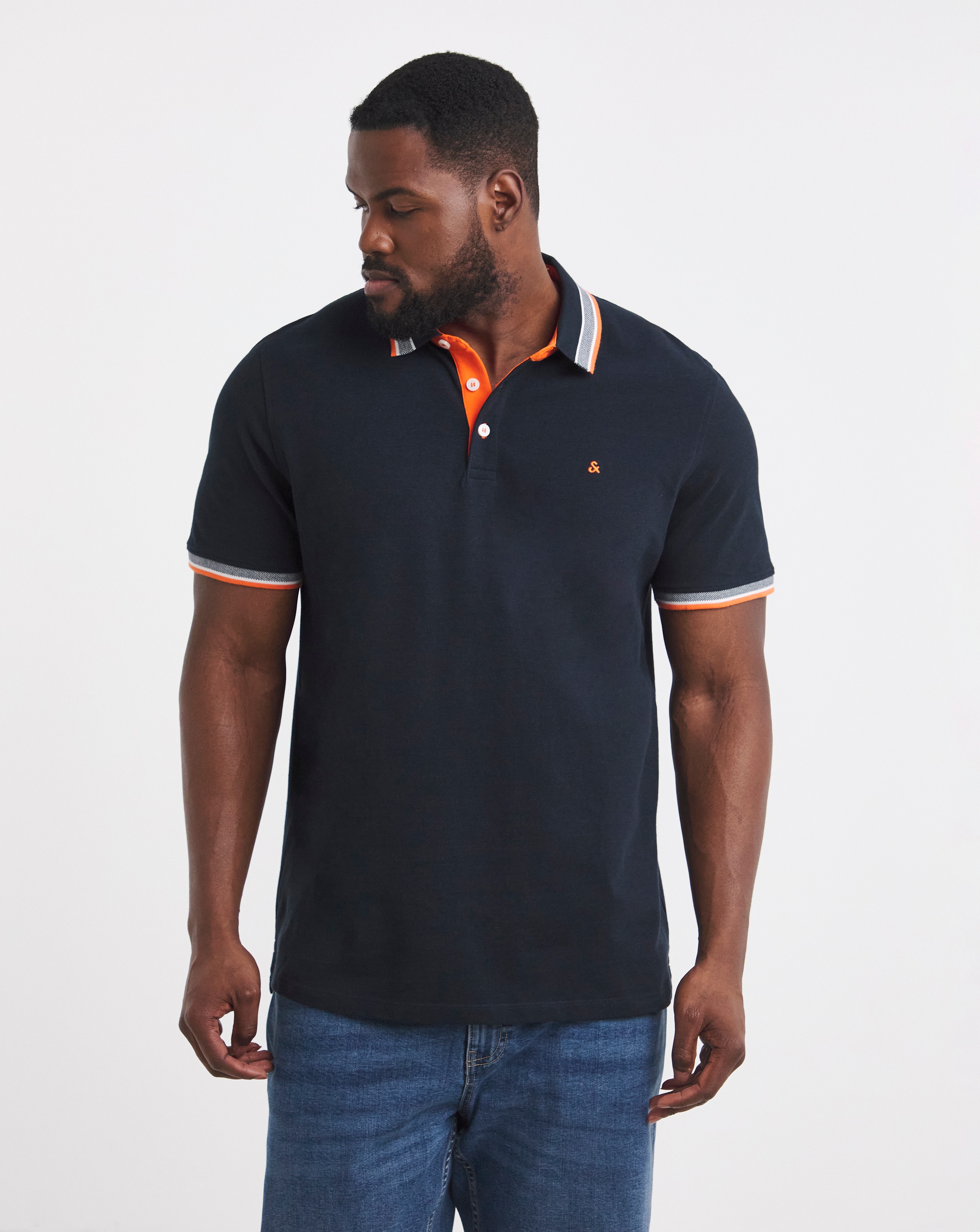 Jack & Jones Premium Paulos Polo - Navy