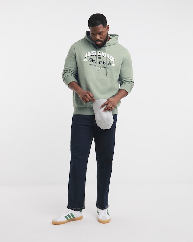 Jack & Jones Logo Hoodie - Green