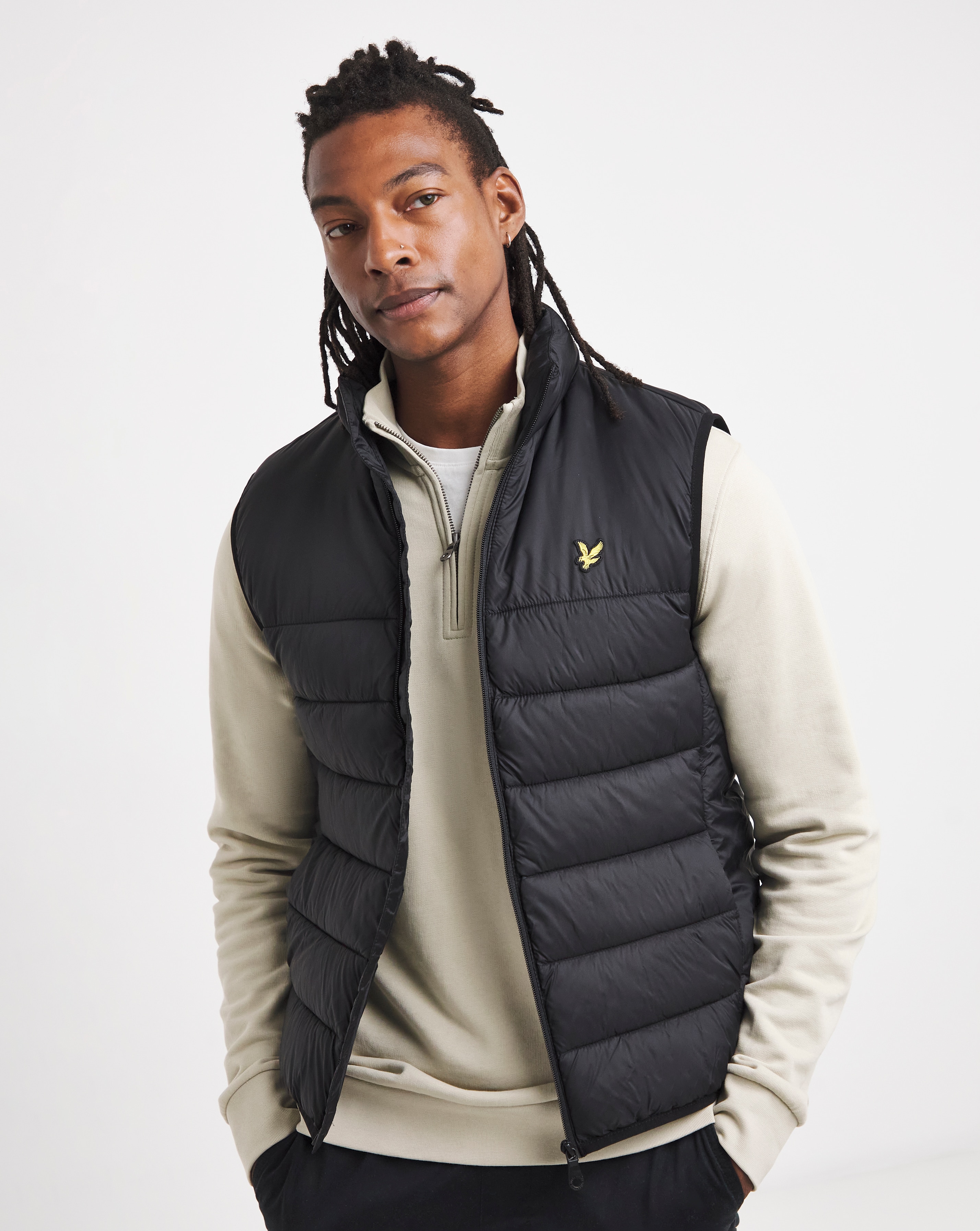 New In - Lyle & Scott Gilet - Black