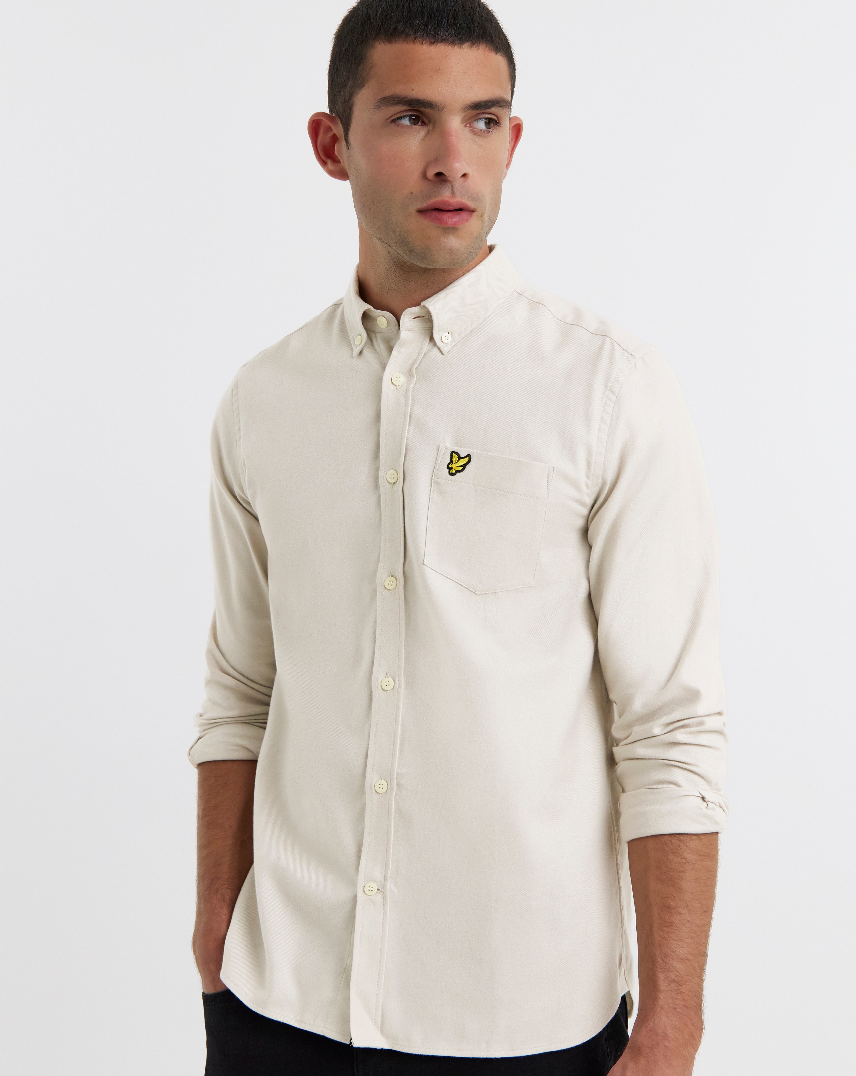 Lyle & Scott Flannel Shirt - Putty