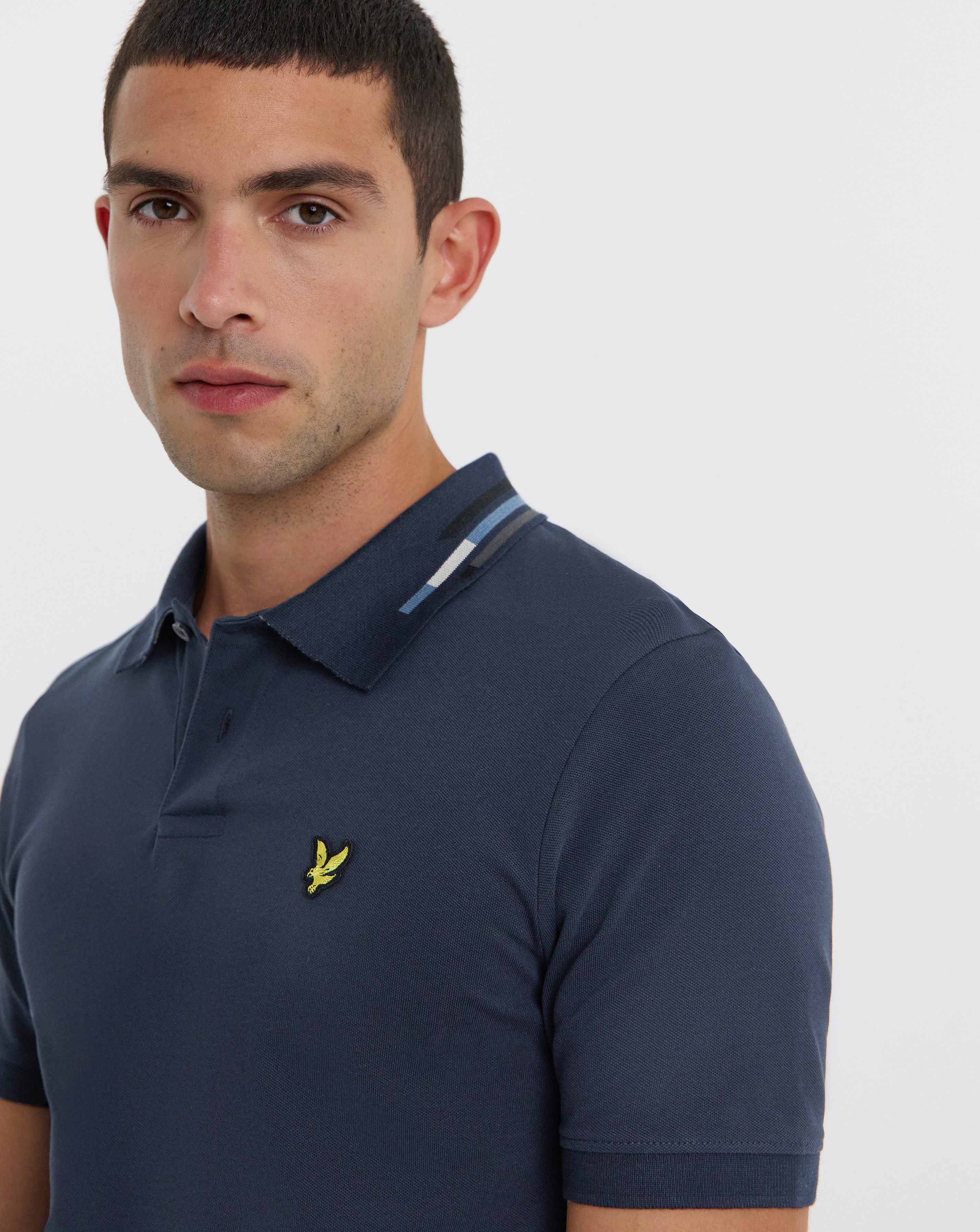 Lyle & Scott Tipped Polo - Navy