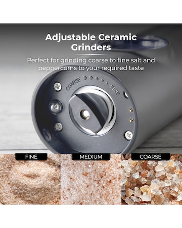 Tower Rechargeable Salt & Pepper Mill