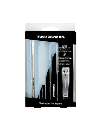 Tweezerman Glass Manicure Set
