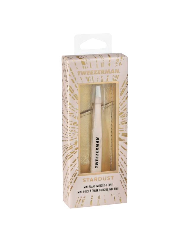 Stardust Mini Slant Tweezer & Case