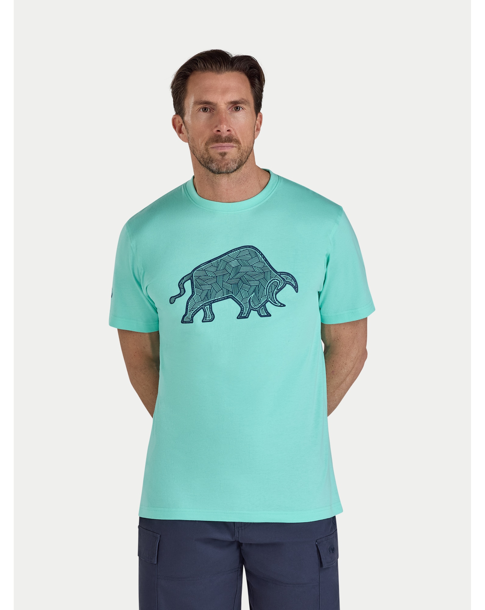 New In - Raging Bull High Build Geo T-Shirt