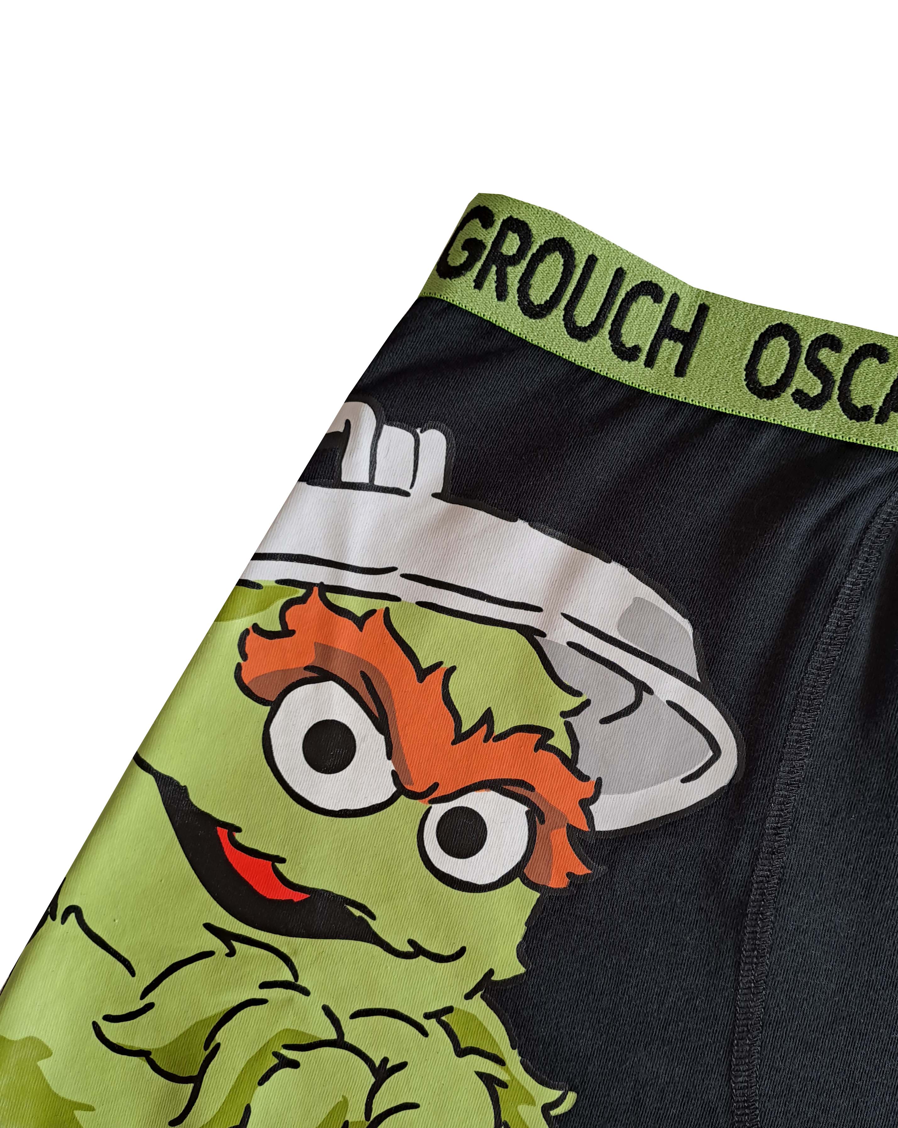 Mens 2pk Oscar The Grouch Boxer | JD Williams