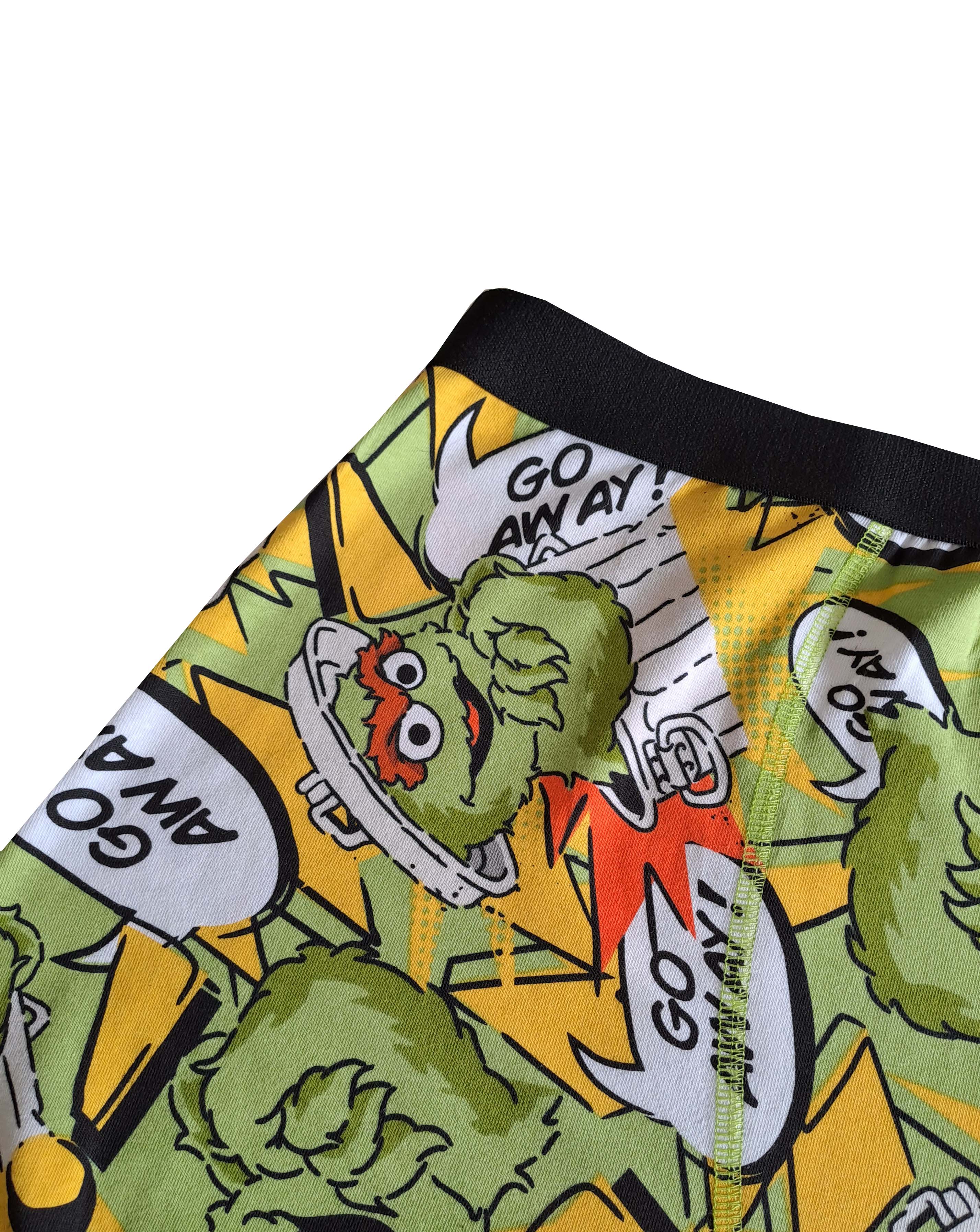 Mens 2pk Oscar The Grouch Boxer | JD Williams