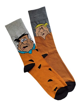 Mens 6pk Classic Cartoons Socks