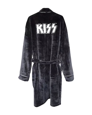 Mens Kiss Fleece Dressing Gown