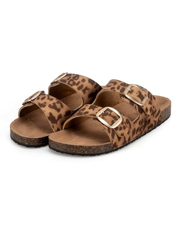 totes Ladies Double Buckle Slider