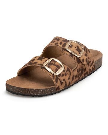 totes Ladies Double Buckle Slider