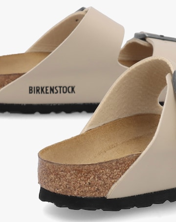 Birkenstock Arizona Birko-Flor Sandcastle Two Bar Mules Narrow Width
