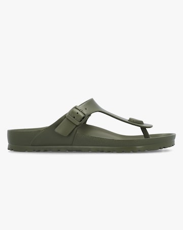 Birkenstock Gizeh EVA Khaki Toe Post Sandals Standard Fit