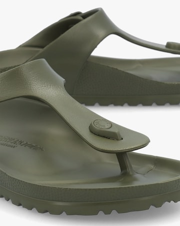 Birkenstock Gizeh EVA Khaki Toe Post Sandals Standard Fit