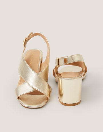 Monsoon Cally Leather Block Heels