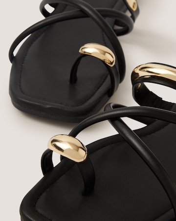 Monsoon Metal Detail Toe Strap Sandals