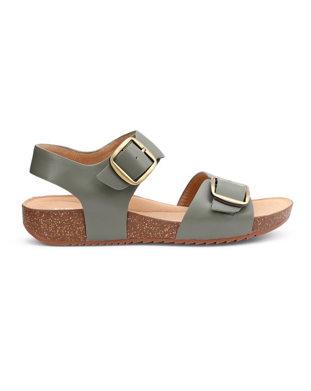 Hotter Tourist II Wide Fit Sandal - Khaki
