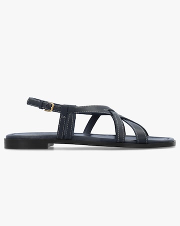 Radley Calvert Way Naval Leather Artisan Sandals Standard Fit
