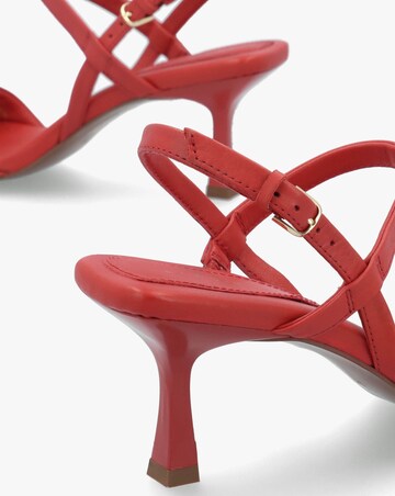 Radley Meadow Road Flame Leather Heeled Sandals Standard Fit