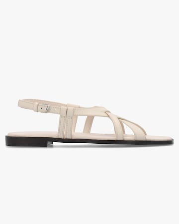 Radley Calvert Way Salt White Leather Artisan Sandals Standard Fit