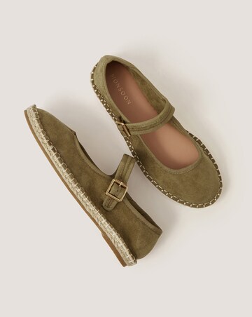 Monsoon Dede Faux Suede Espadrille Flats