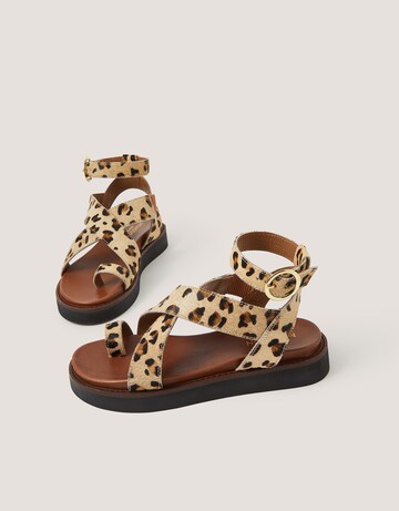 Monsoon Ivy Leopard Print Sandals