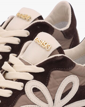 Daniel Movie Brown Suede & Nylon Runner Trainers Standard Fit