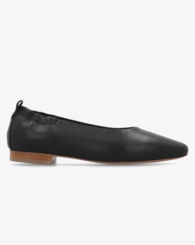 Radley Elm Grove Black Leather Ballet Pumps Standard Fit